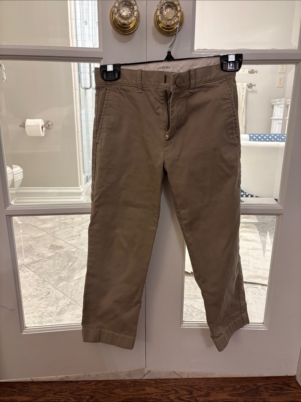 J. Crew Boys Khaki Straight Chinos - Tan